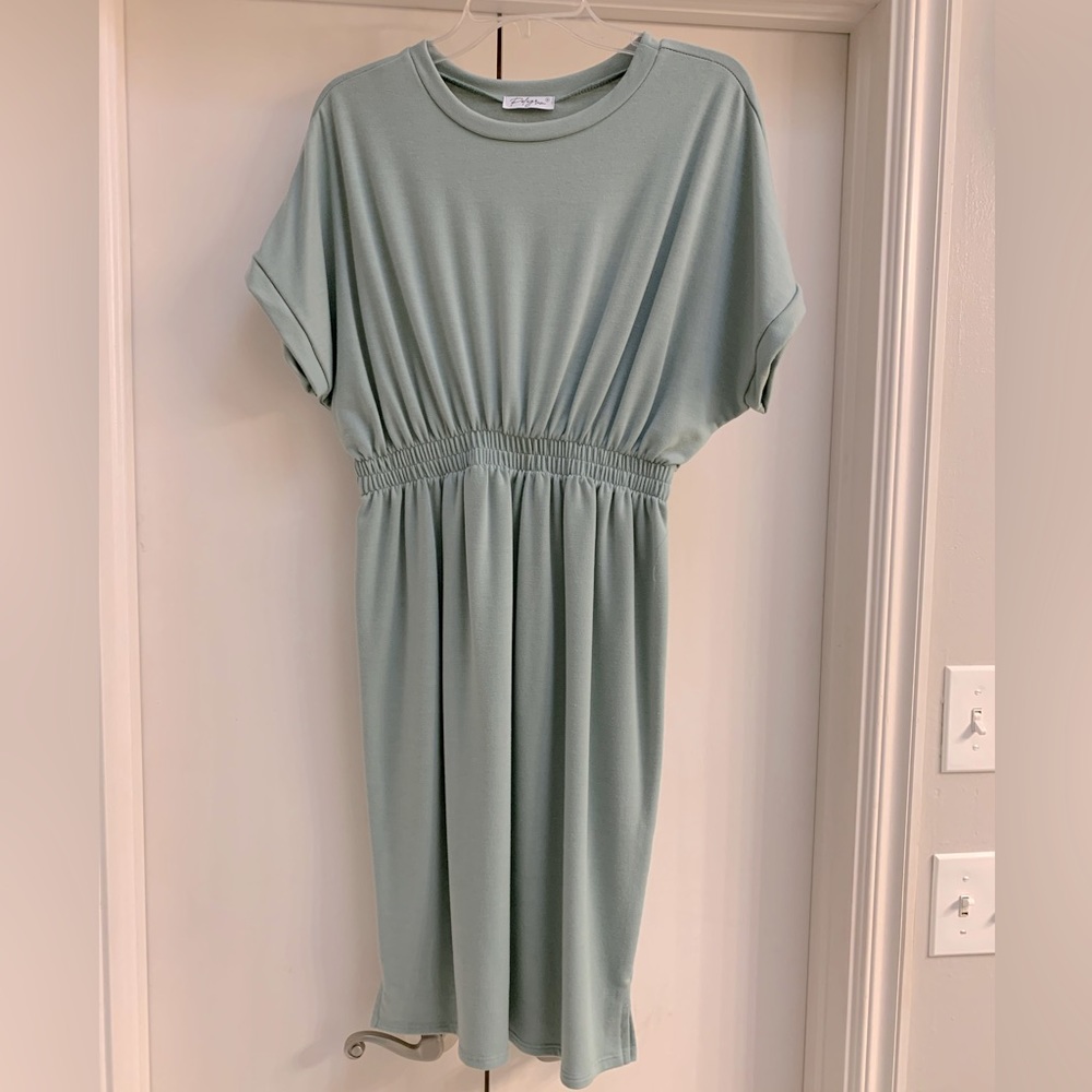 Sage Casual Dress